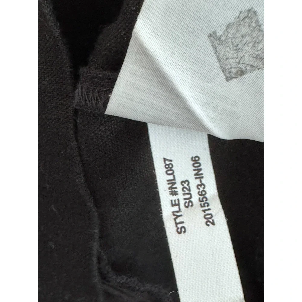 Madewell Black Linen Spaghetti Strap Dress Tank Top 10 Summer Y2K Minimalist